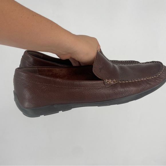 Tommy Bahama Mens 13 Orion Leather Venetian Drivers Brown Golf Comfort Slip On - Picture 1 of 8